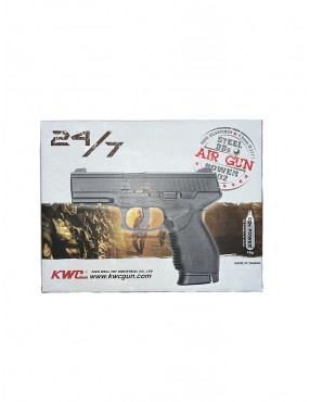 Pistola de Aire Comprimido CO2 a Balines  Kwc Mod. Taurus PT 24/7 Cal. 4,5.