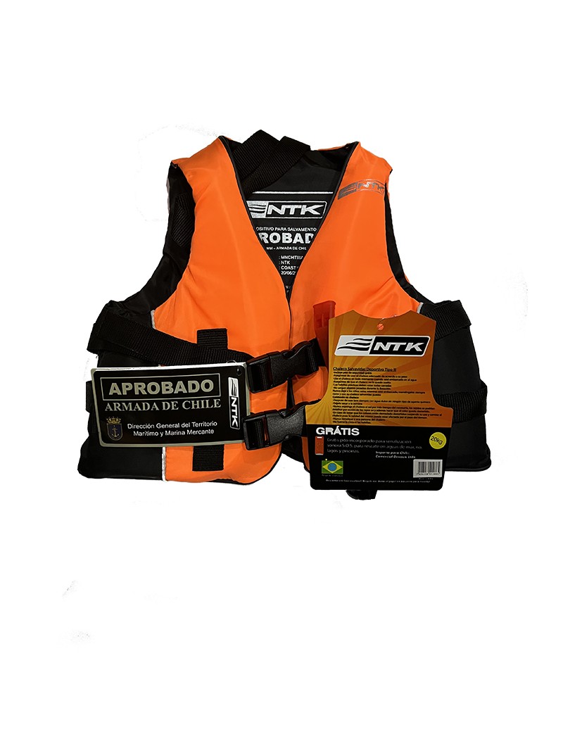 Chaleco Salvavidas Nautika Mod. Coast 20 Kilos Aprobado por la Armada.