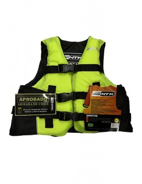 Chaleco Salvavidas Nautika Mod. Coast 30 Kilos Aprobado por la Armada.