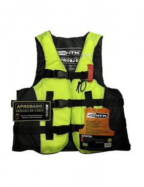 Chaleco Salvavidas Nautika Mod. Coast 50 Kilos Aprobado por la Armada.