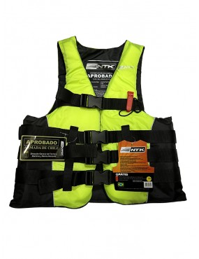 Chaleco Salvavidas Nautika Mod. Coast 100 Kilos Aprobado por la Armada.