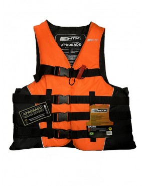Chaleco Salvavidas Nautika Mod. Coast 130 Kilos Aprobado por la Armada.