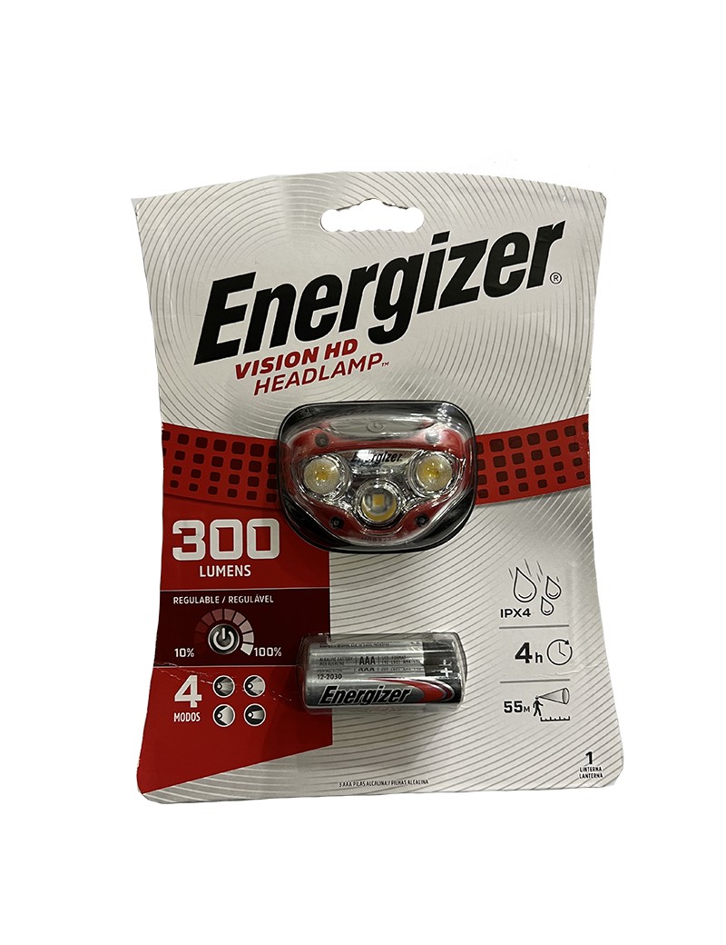 Linterna Frontal Energizer.