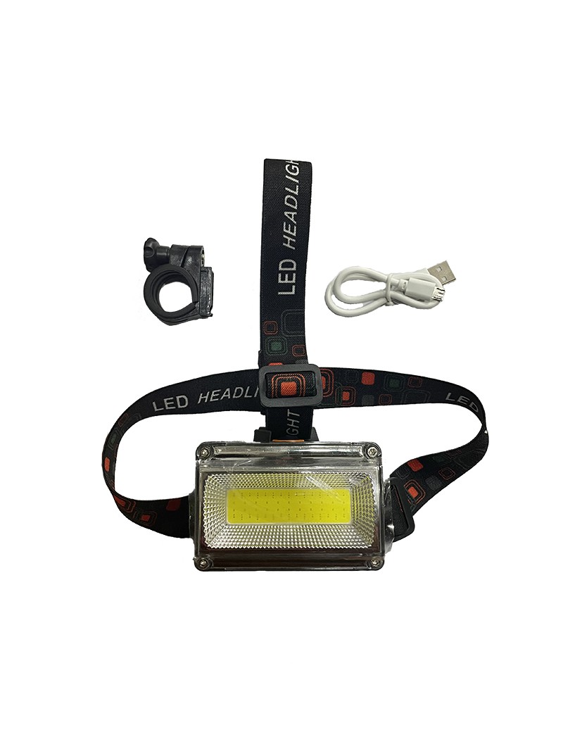 Linterna Frontal cuatro Luces Led.