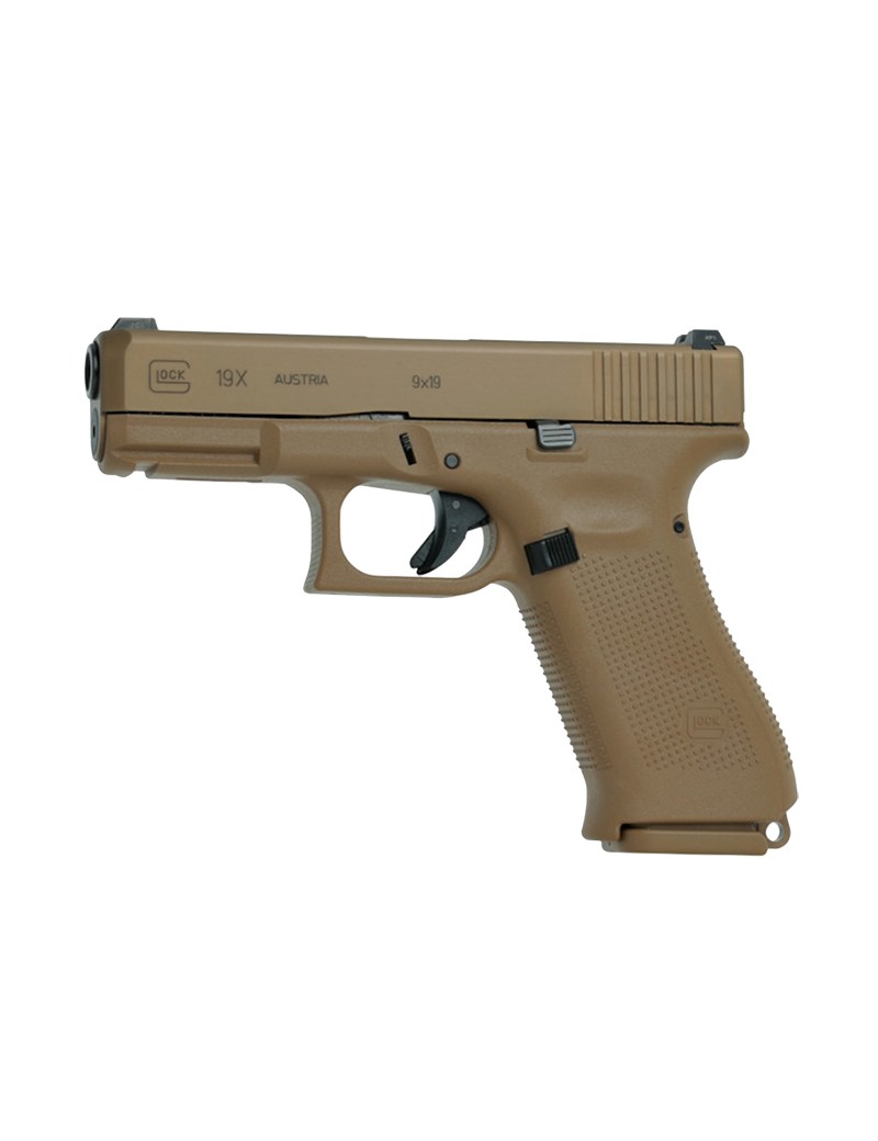 Pistola Glock Mod. 19 X Gen 5. Cal. 9 mm. Tan.