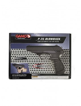 Pistola Aire Comprimido GAMO P-25 BLOWBACK  Cal 4,5.