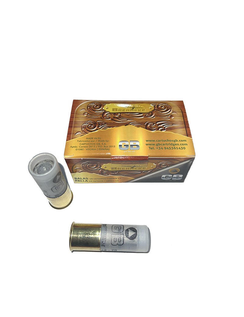 Cartuchos GB Caza Mayor Brenneke Cal. 12.