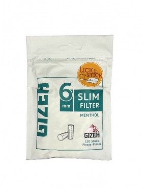 Filtro Gizeh Mentolado Slim.
