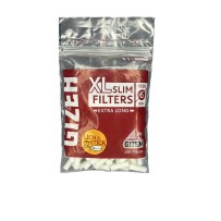 Filtro Gizeh Slim Rojo con pegamento.