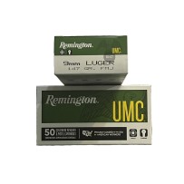 Caja de Balas Remington Cal. 9 mm. Luger.
