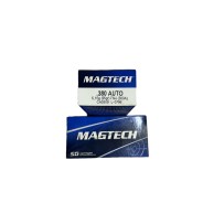 Caja de Balas Magtech Cal. 380 Auto FMJ.