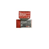 Caja de Balas Aguila Cal. 25 ( 6,35 ) Auto FMJ.