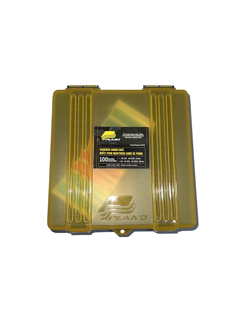 Caja para Munición Marca Plano Cal. 45 ACP, 40 S&W, 10 mm.