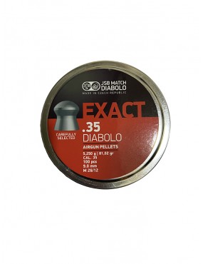Poston Jsb Mod. Exact .35  Diabolo Airgun Pellets Cal. 9 mm.