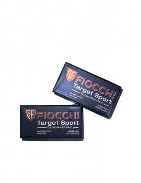 Caja de Balas Fiocchi Mod. Target Sport Cal. 22 Long Rifle Lrn 40 gr.