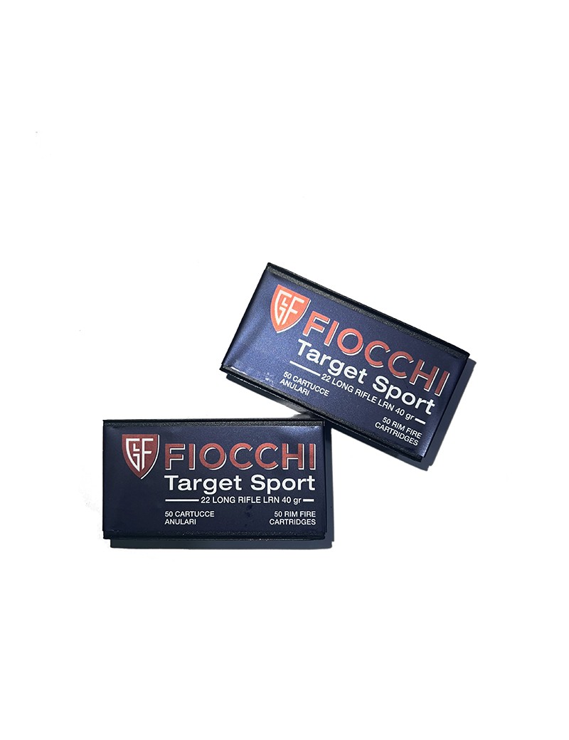 Caja de Balas Fiocchi Mod. Target Sport Cal. 22 Long Rifle Lrn 40 gr.