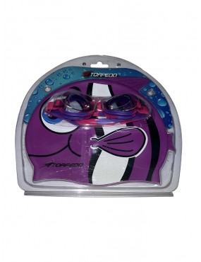 Set de Natación Torpedo para Niños Color Morado.