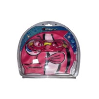 Set de Natación Torpedo para Niños Color Fucsia.