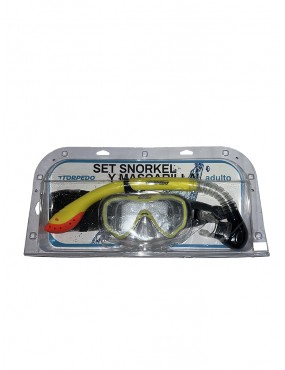 Set de Snorkel y Mascarilla Torpedo para Adultos.