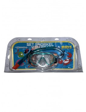 Set de Snorkel y Mascarilla Torpedo para Niños.