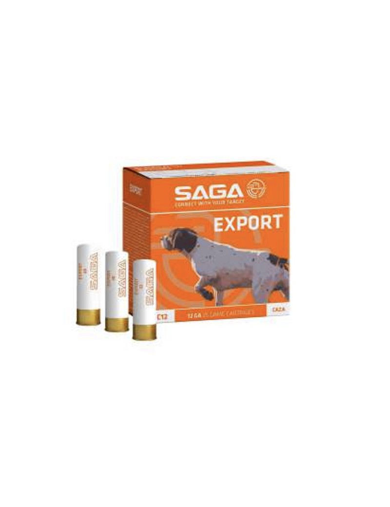 Cartuchos Saga Mod. Export 28 Cal. 12 Munición 28 gr.