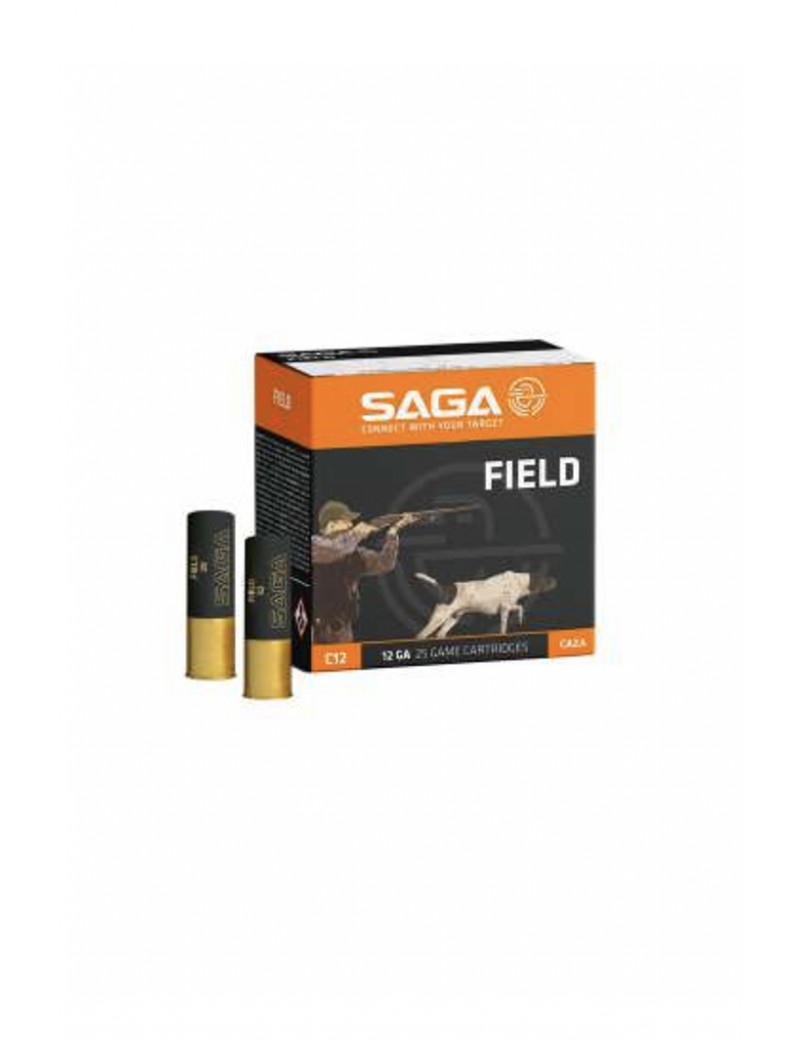 Cartuchos Saga Mod. Field 32  Cal. 12 Munición 32 gr.