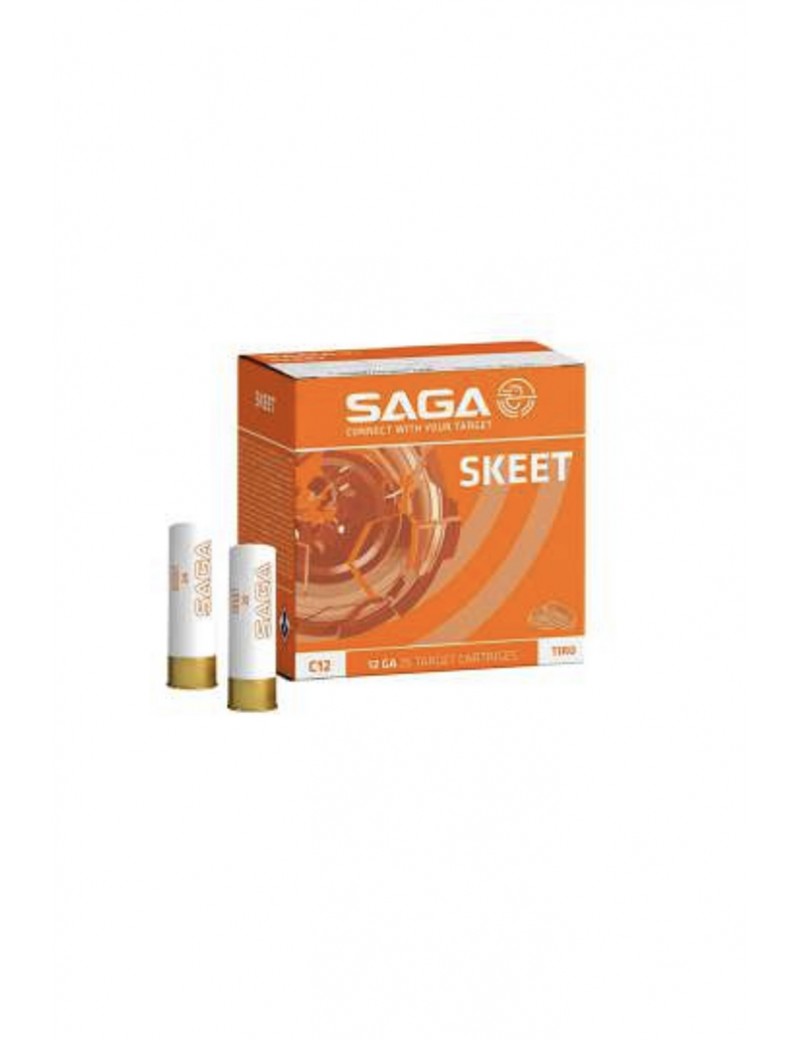 Cartuchos Saga Mod. Skeet 24  Cal. 12 Munición 24 gr.