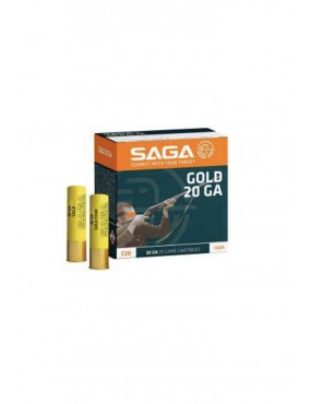 Cartuchos Saga Mod. Gold 20  Cal. 20 Munición 28 gr.