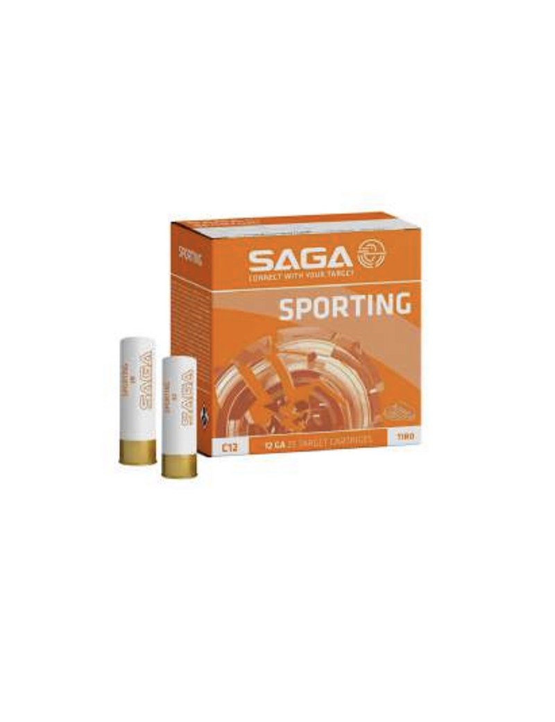 Cartuchos Saga Mod. Sporting 28 Cal. 12 Munición 28 gr.
