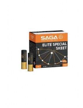 Cartuchos Saga Mod. Elite Especial Skeet 24  Cal. 12 Munición 24 gr.