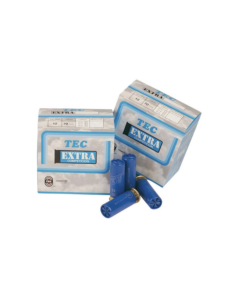 Cartuchos Tec Mod. Trap Competición-Caza Cal. 12 Munición 32 gr.