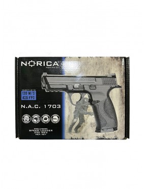 Pistola Aire Comprimido a Balin Norica Mod. MP 40 Smith & Wesson Cal. 4,5 CO2.