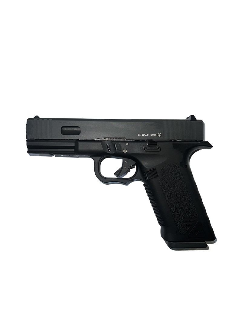 Pistola Aire Comprimido a Balin Kwc Mod. Glock 17 Cal. 4,5 CO2.