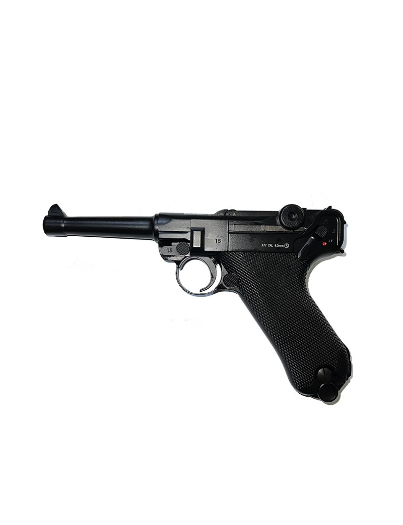 Pistola Aire Comprimido a Balin Kwc Mod. Luger P 08 Cal. 4,5 CO2.