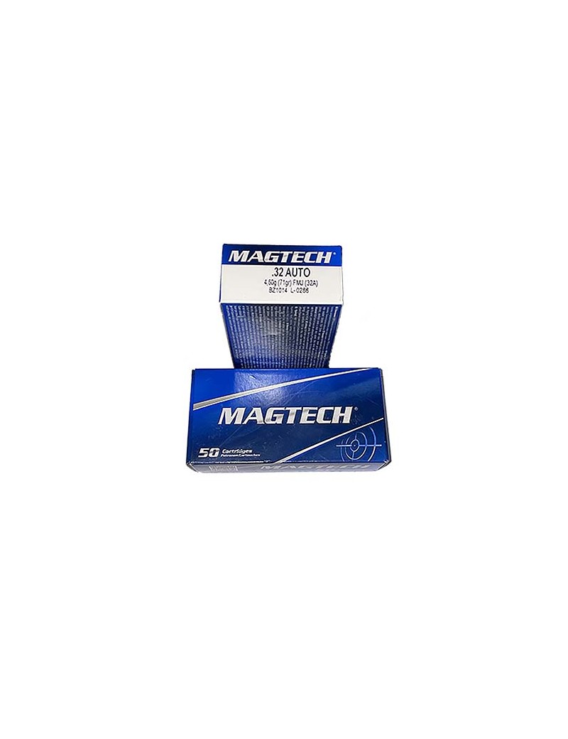 Caja Balas 7.65-.32 mm. Auto Marca Magtech.