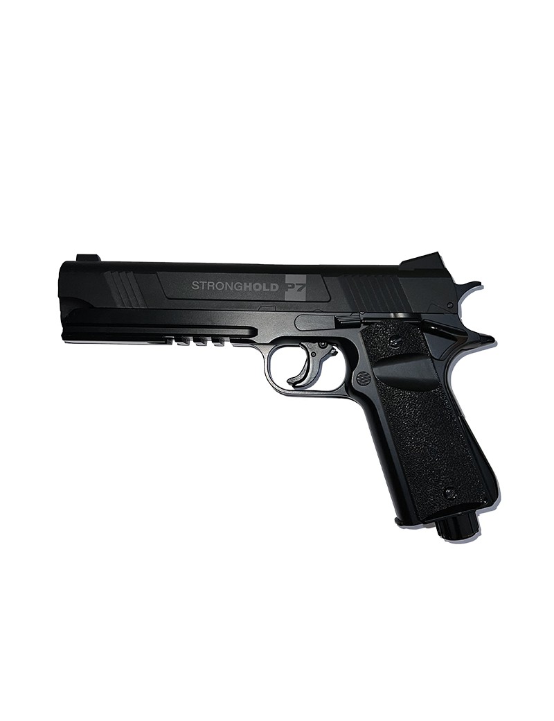 GRAN OFERTA Combo Pistola Traumática Crosman Mod. Stronghold P7 Cal. 50 Co2.