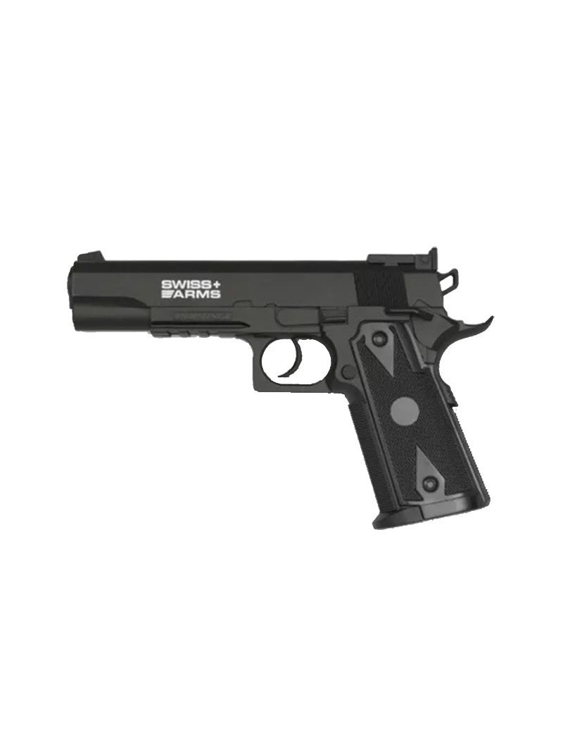Pistola Aire Comprimido a Balin Swiss Arms Mod. 1911 Cal. 4,5 mm. Co2.