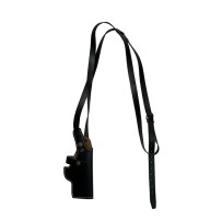 Sobaquera de Cuero Simple para Armas Color Negro.