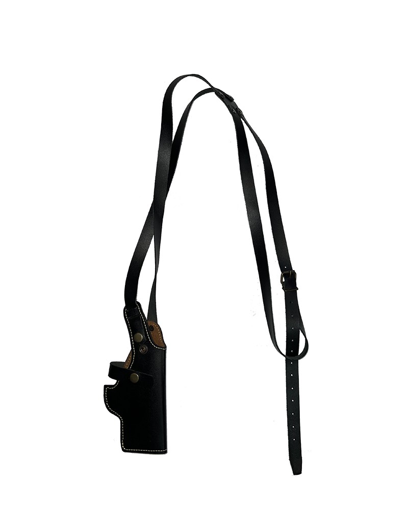 Sobaquera de Cuero Simple para Armas Color Negro.