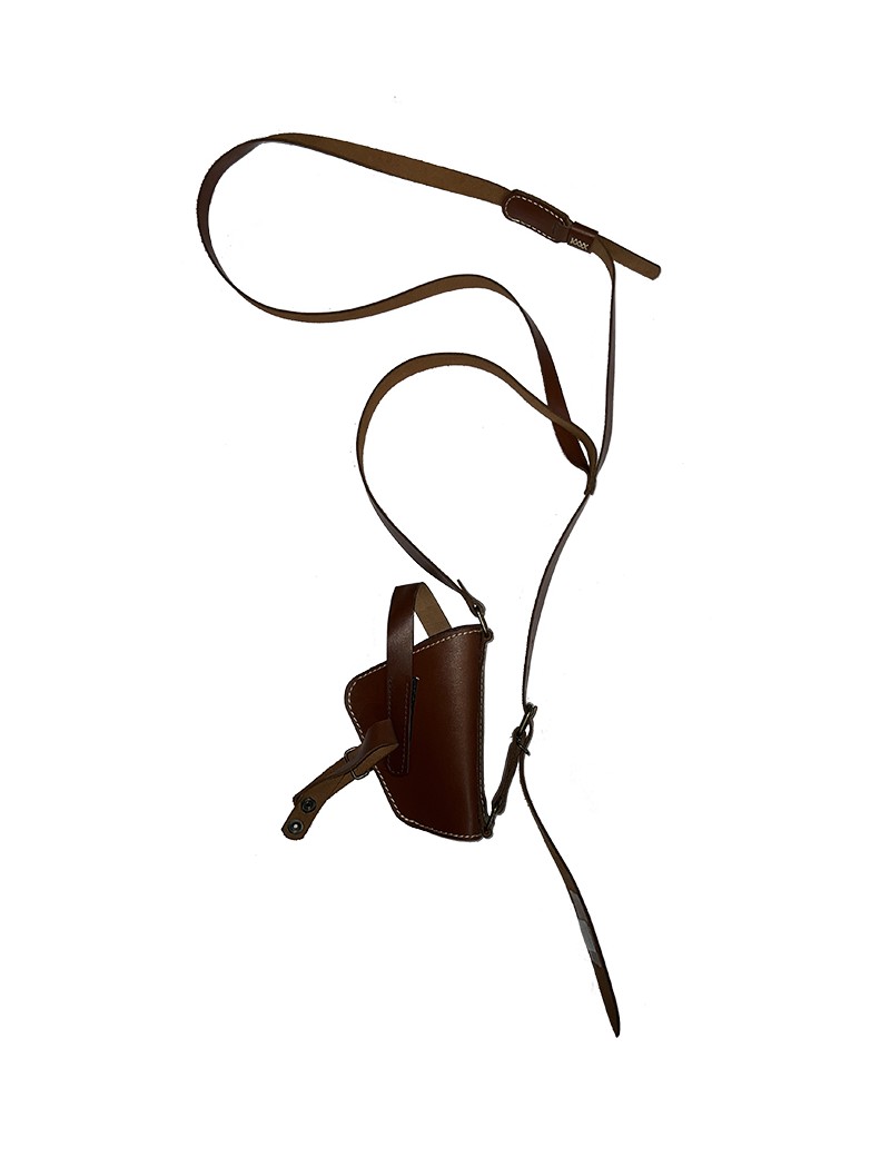 Sobaquera de Cuero Simple para Armas Color Cafe.