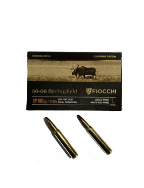Caja de Balas Fiocchi  Mod. Springfield  Cal. 30-06.