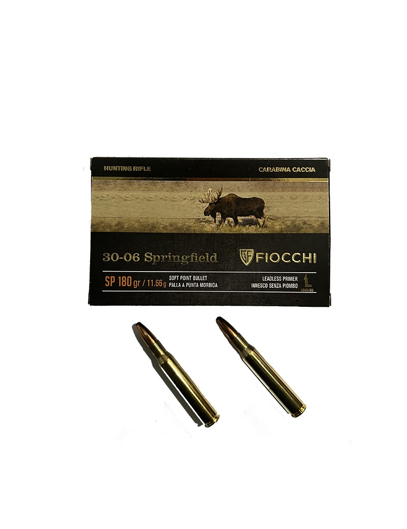 Caja de Balas Fiocchi  Mod. Springfield  Cal. 30-06.