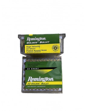 Caja Balas .22 mm. Short Plated Round Nose Marca Remington.