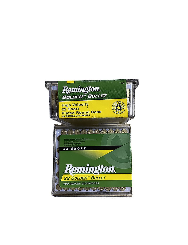 Caja Balas .22 mm. Short Plated Round Nose Marca Remington.
