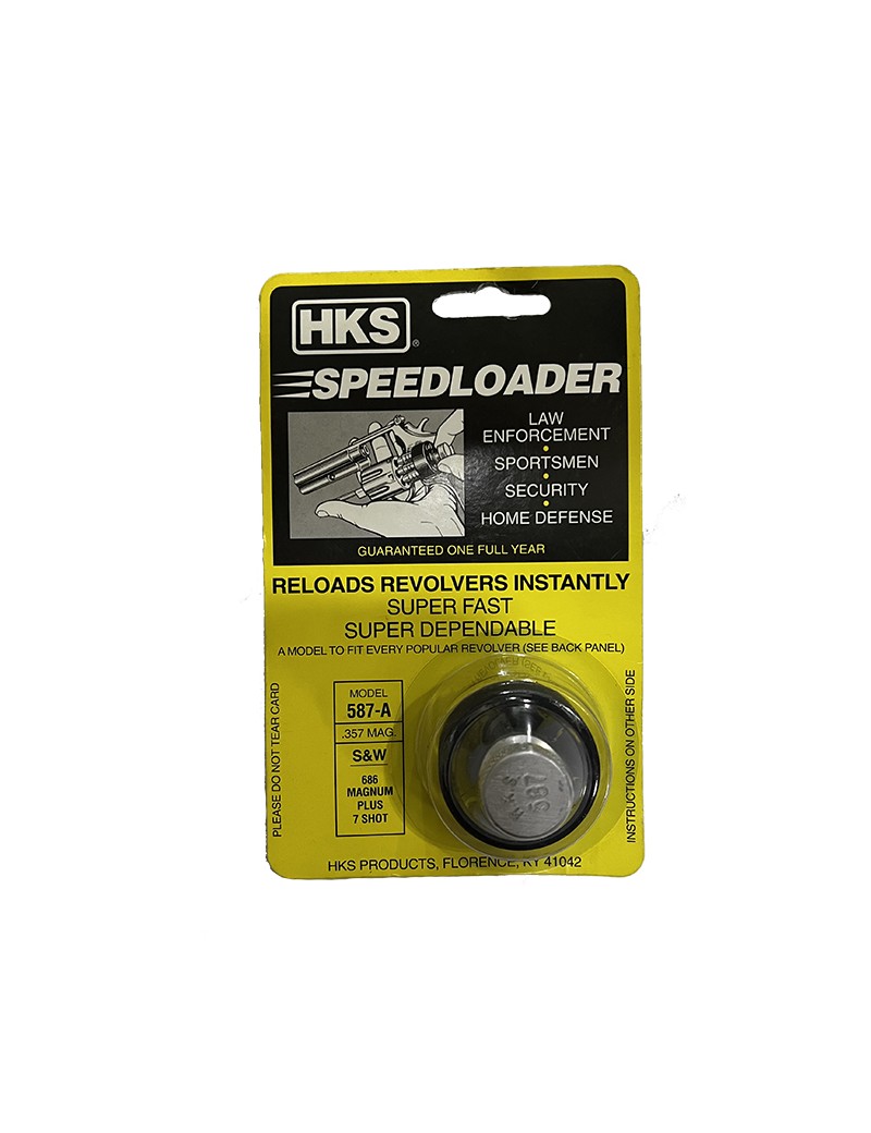 Speedloader  Cargador Rápido para Revolver Cal. 38-357. 7 Tiros.