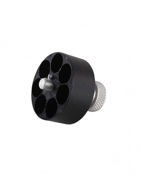 Speedloader  Cargador Rápido para Revolver Cal. 38-357. 7 Tiros.