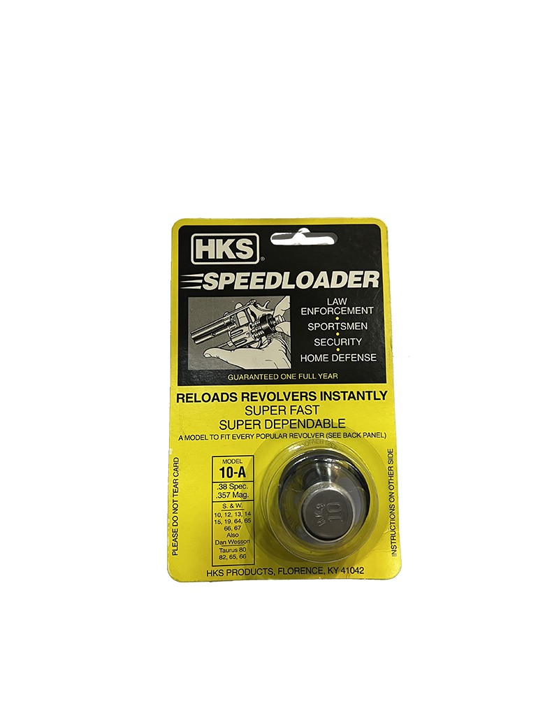 Speedloader Cargador Rápido para Revolver Cal. 38-357. 6 Tiros.