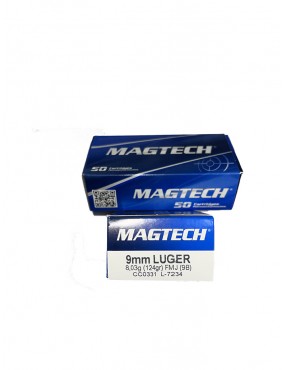 Caja de Balas Magtech Cal. 9 mm. Luger.