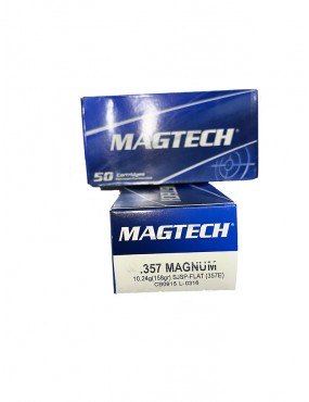 Caja de Balas Magtech Cal. 357 Magnum.