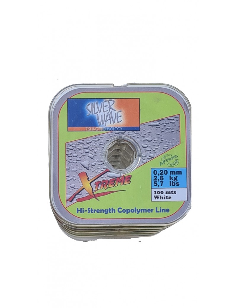 Nylon Silver Wave Blanco 0,20 mm 100 Metros.